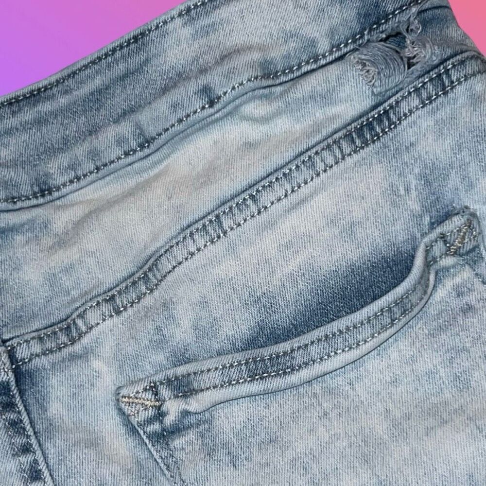 Maurices Button Fly High Rise Jeans Size Large Long 32x30 #168 - Picture 6 of 8